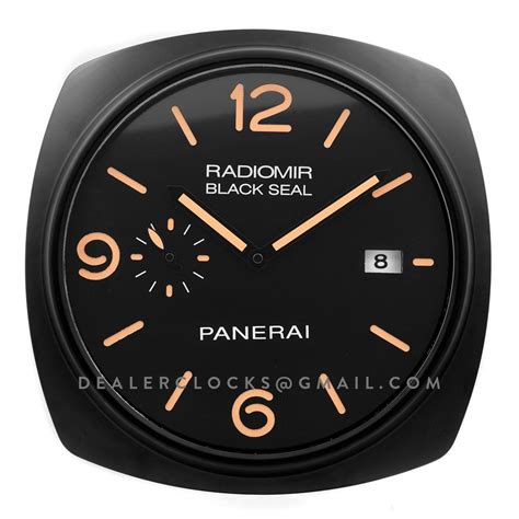 panerai wall clock singapore|black panerai watch.